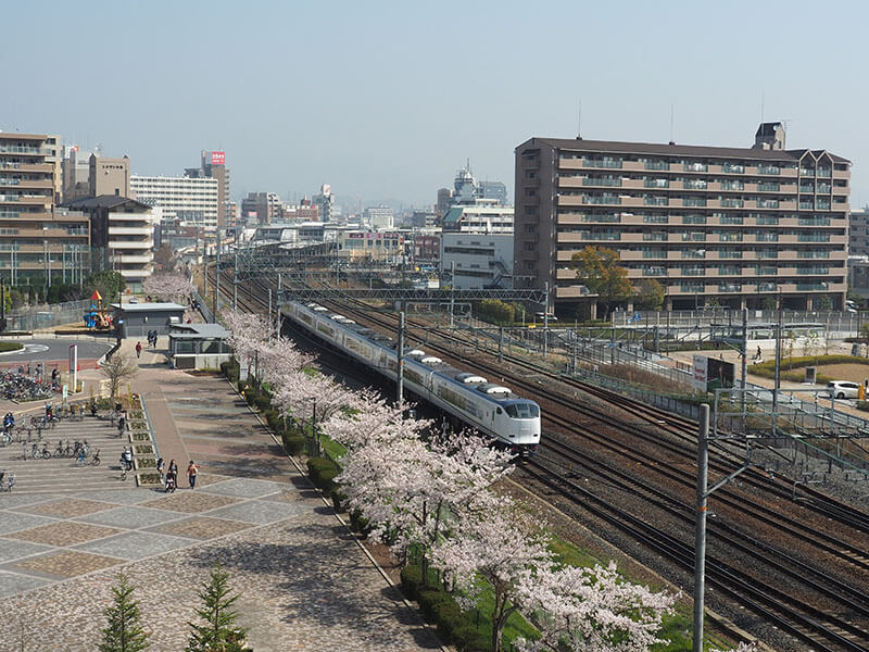 東海道本線茨木構内 松ヶ本線